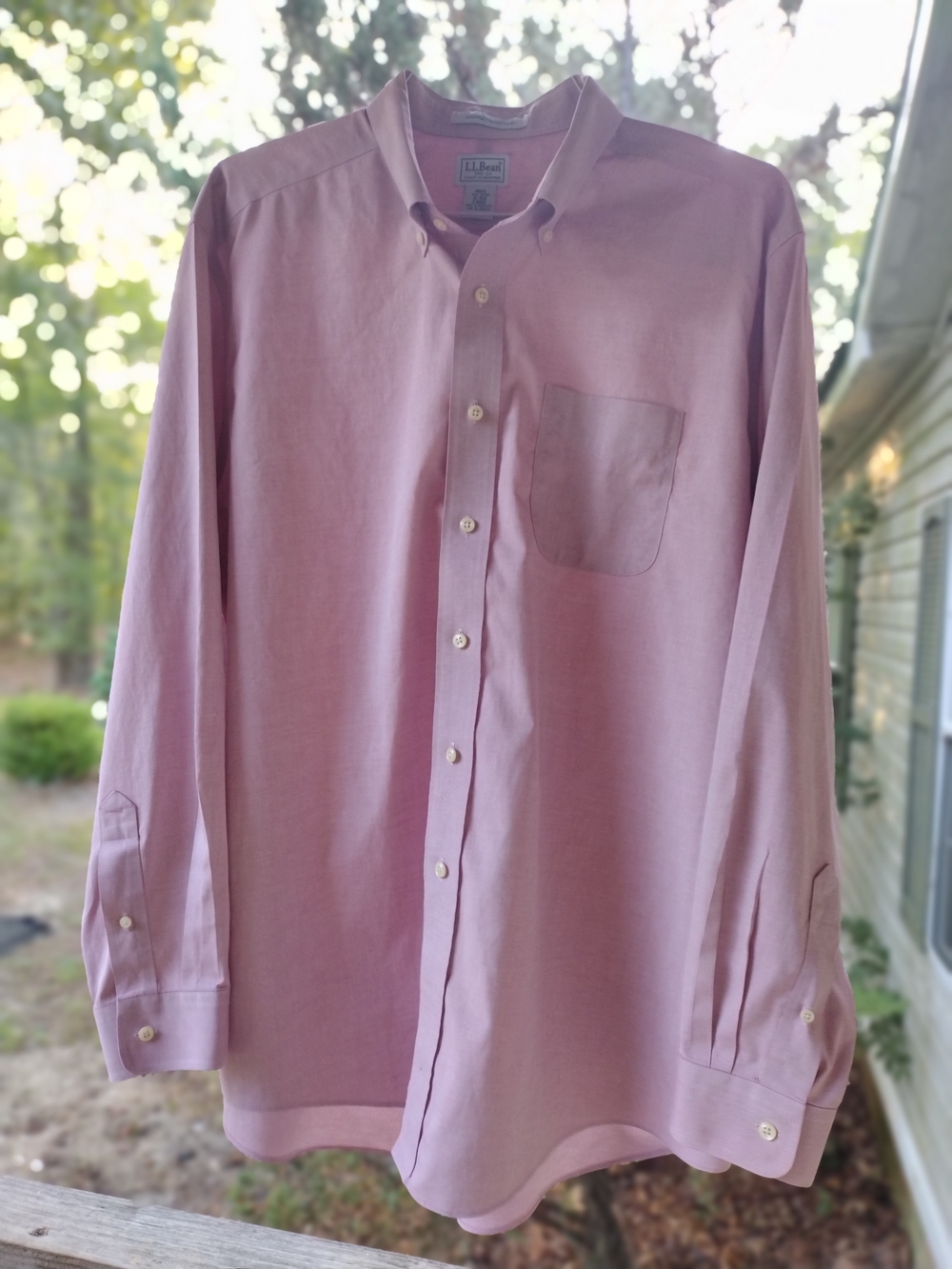 L.L. Bean Men's Button-Down Shirt - Wrinkle Resistant